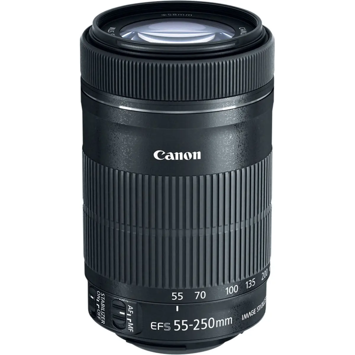 Canon EF-S 55-250mm f/4-5.6 IS STM Aesthetic Lens for DSLR Cameras