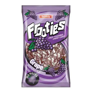 Frooties 360 Piece Bag Grape (Net Wt. 38.8oz.) - Sweet and Tangy  Snack- Candy tiktok delicious  Refill Pouch Bonbon Fruity