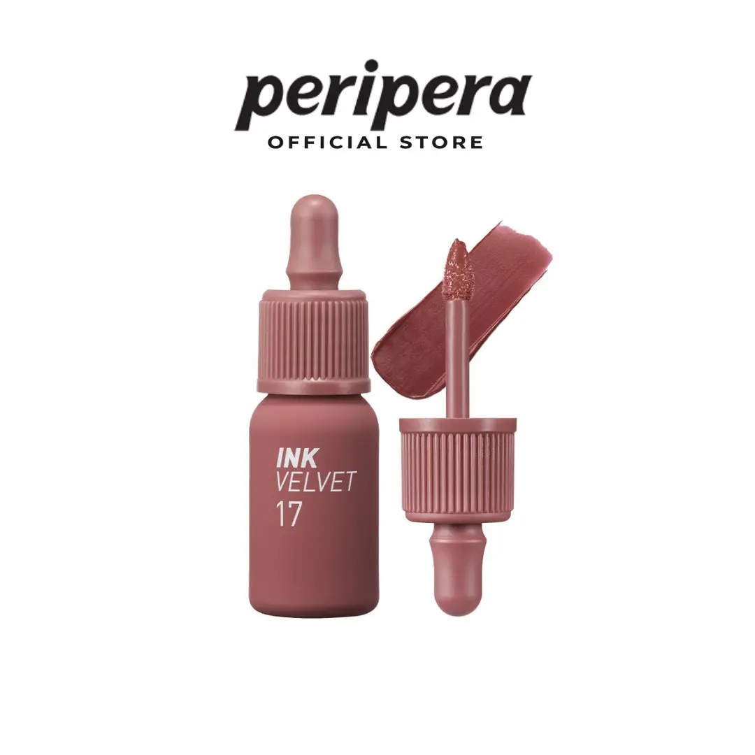 [PERIPERA Official Shop] PERIPERA Ink Velvet Lip Tint | High Pigmentation Matte Lipstick Makeup | Long-Lasting Lightweight Lip Color | Soft Velvet Finish with Glossy Lipstick Glow | Lipgloss Effect Cosmetic