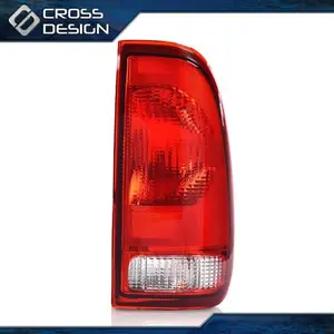 CROSSDESIGN Red Tail Light Right Side Fit For Ford 1997-03 F150 1999-07 F250 F350 Super Duty