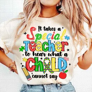Autism Teacher T-Shirt, It Takes A Special Person To Hear What A Child Cannot Say Autism T-Shirt, Autism T-Shirt, Special Education, Neurodiversity T-Shirt