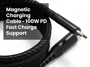 PD100W fast charging magnetic data cable