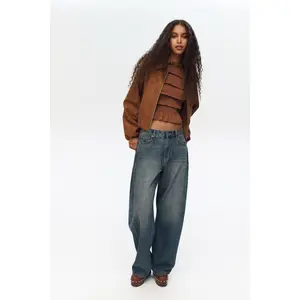 H&M Baggy Barrel Regular Waist Jeans