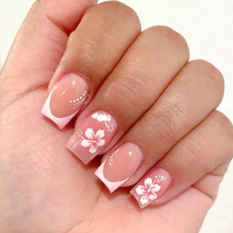 144 Pcs (6 Packs) Value Set | Press on Nails with Jelly Glue | Mixed Coffin & Almond Shapes | Reusable Stick on Nails | No Glue Damage | 12 Sizes