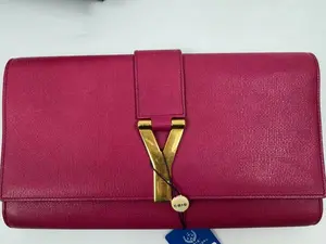 Pre-owned Yves Saint Laurent leather Clutches & Wristlets Saint Laurent Clutch
