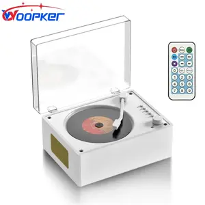 Portable CD Player for Home with Bluetooth 5.3 Hi-Fi Dual Speakers 3.5mm AUX USB Playback Retro CD Player (White)