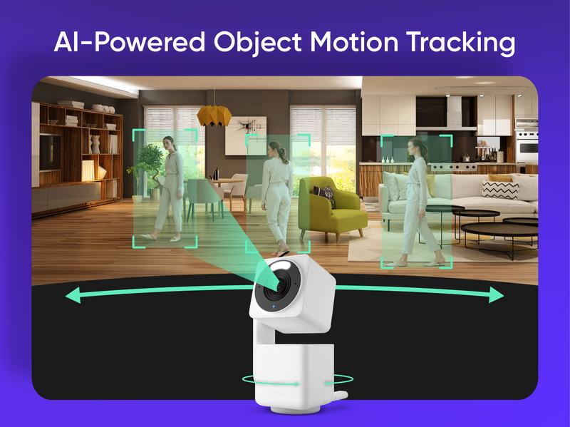 NEW! Wyze Cam Pan v4 - #1 Security Camera on TikTok goes 4K! Wired, Indoor/Outdoor Pan Tilt Zoom (PTZ), 360º Motion Tracking, Color Night Vision, WiFi