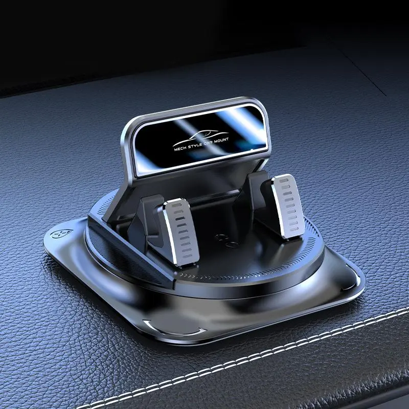 Universal 360° Rotation Car Phone Mount - Dashboard Phone Holder for All Smartphones  horizontaland vertica screen adjustment angle,suctioncup fixed non-slip mobile phone holdersuitable for iPhone and Android