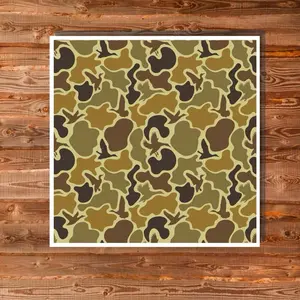 Waterfowl Duck Camo Adhesive Vinyl Sheet | 3 mil Outdoor Gloss | Eco-Solvent Printed Craft Vinyl for Decals, Tumblers & Signs