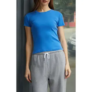 John Galt Women's Electric Blue Loreen Short Sleeve Top