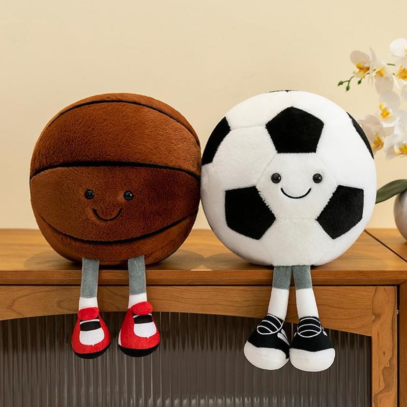 11inch Stuffed Sports Balls Toy Creative FootbalDoll Fun Cute Plush Doll Toy Plush StuffedSpherical Soft Toys Sports Throw PillowCushionKids Gift bubble stuffedanimal