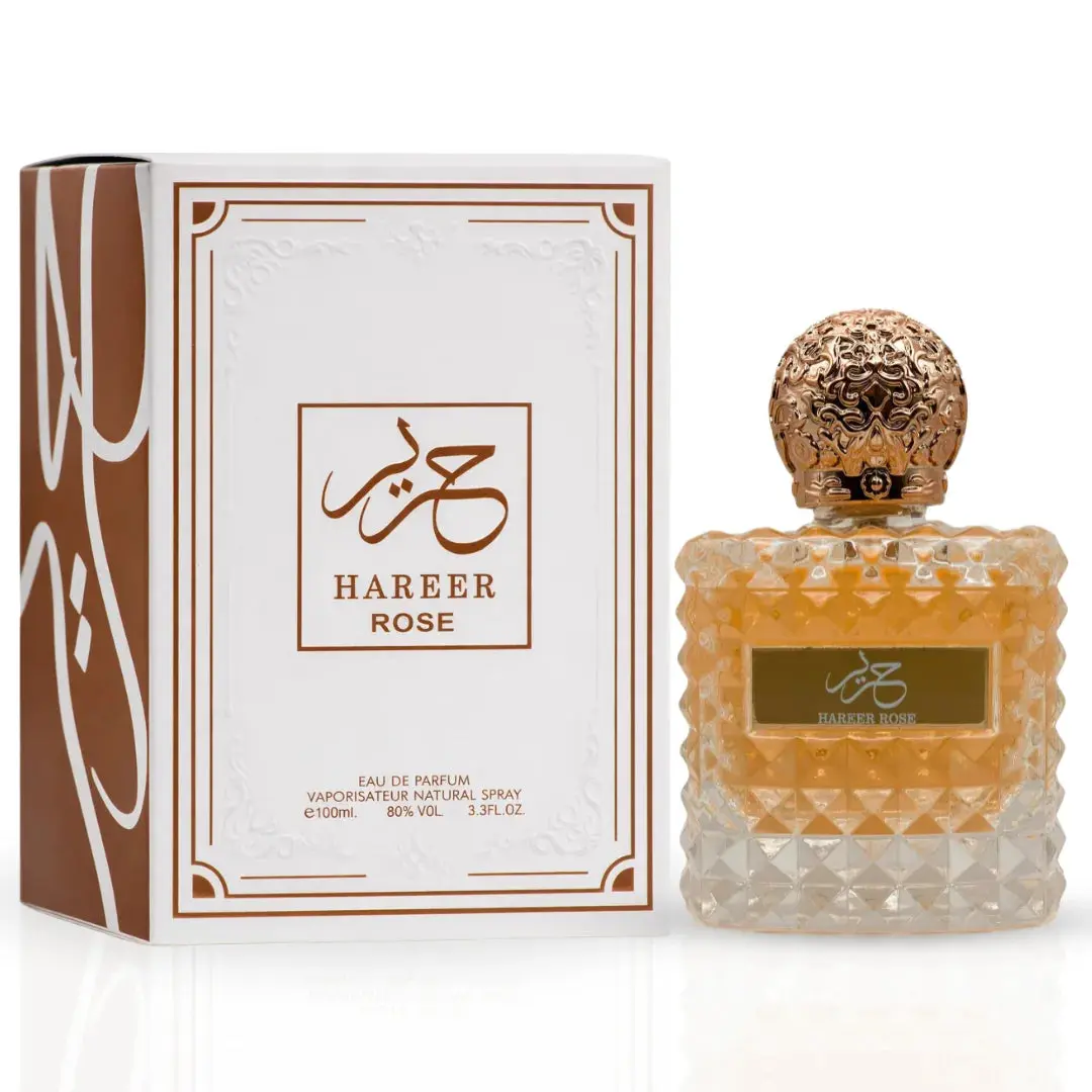 Hareer Rose Eau De Parfum Spray 100ml (3.4 oz) By Aura Fragrances