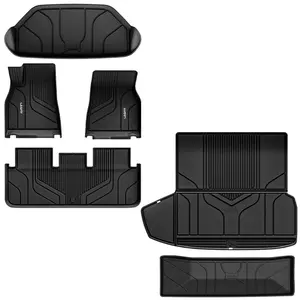 Lasfit fit for 2021-2024 Tesla Model S Custom Floor Mats or Frunk & Trunk Well & Cargo Mats