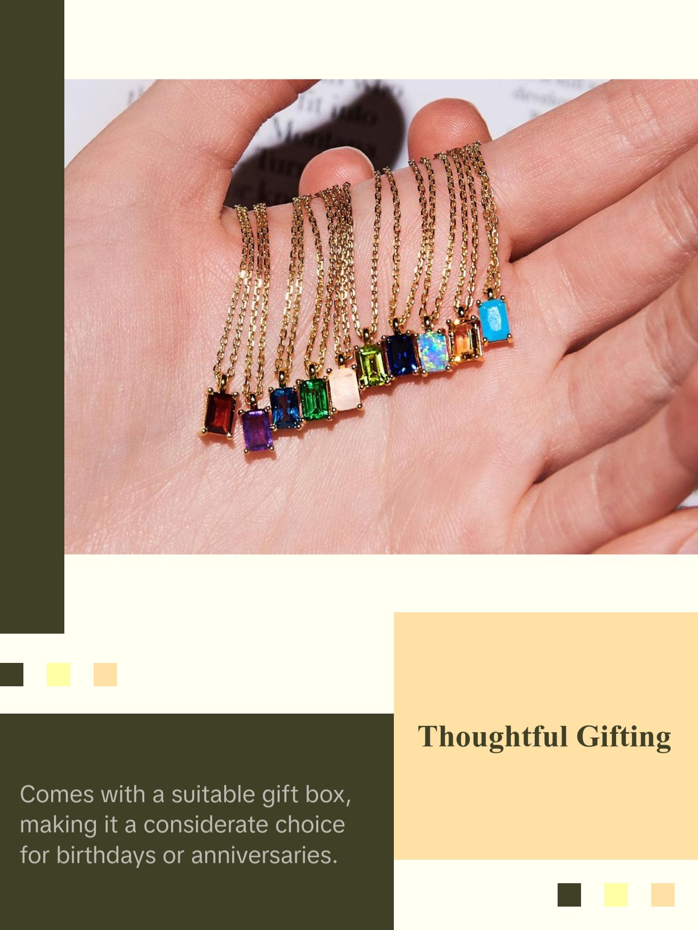 Birthstone Moonstone Necklace - June