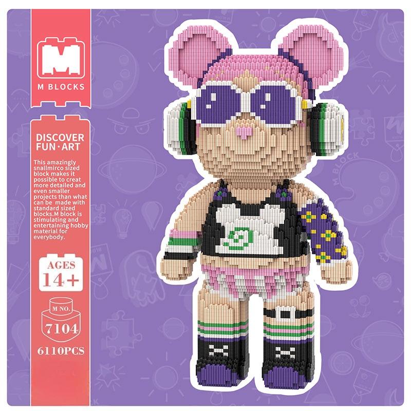 [B2G1!!!]Bear building blocks, Bear Toys,Bear statues, Birthday gifts, Educational gifts, unisex, fashionable decorations, cool gifts, parent-child interactive sets,  For Boys And Girls, Trendy Decorations.