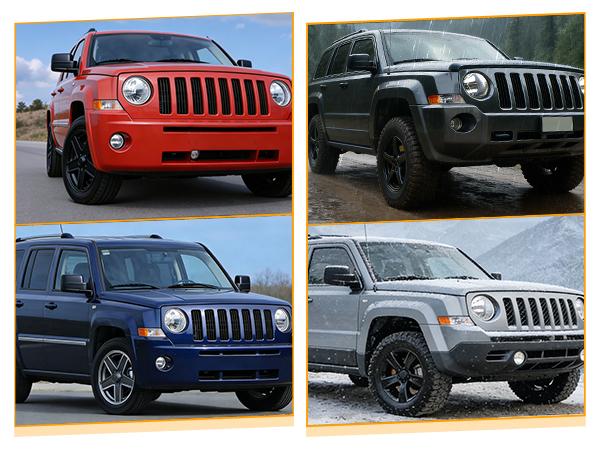 Nilight Front Turn Signals Light Clear Amber Lens Parking Light Day Running Light Side Marker Light Compatible with 2007-2017 Jeep Patriot Passenger Side