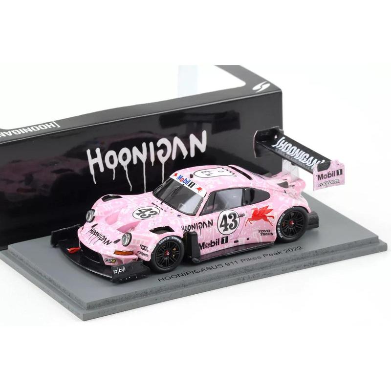 HOONIPIGASUS Porsche 911 No.43  - Pikes Peak 2022 | Ken Block 1:64 Model Car Kit Miniature Set
