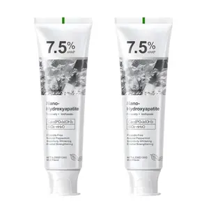 2PCS 7.5% Hydroxyapatite Toothpaste for Advanced Enamel Protection,Appropriate for Sensitive Teeth,Gentle and Effective Formula,Fresh Mint