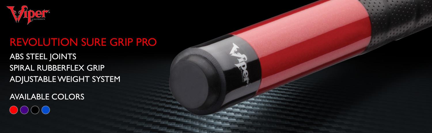 Viper Revolution Sure Grip Pro Blue Billiard/Pool Cue Stick