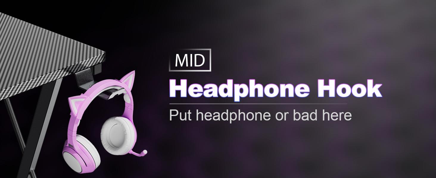 Mr IRONSTONE L Shaped Gaming Desk, Corner Computer Desk with Carbon Fiber Surface,L shaped desk, Home Office Desks Writing Workstation with Large Monitor Stand, Easy to Assemble 51 Inch,FathersDayGift