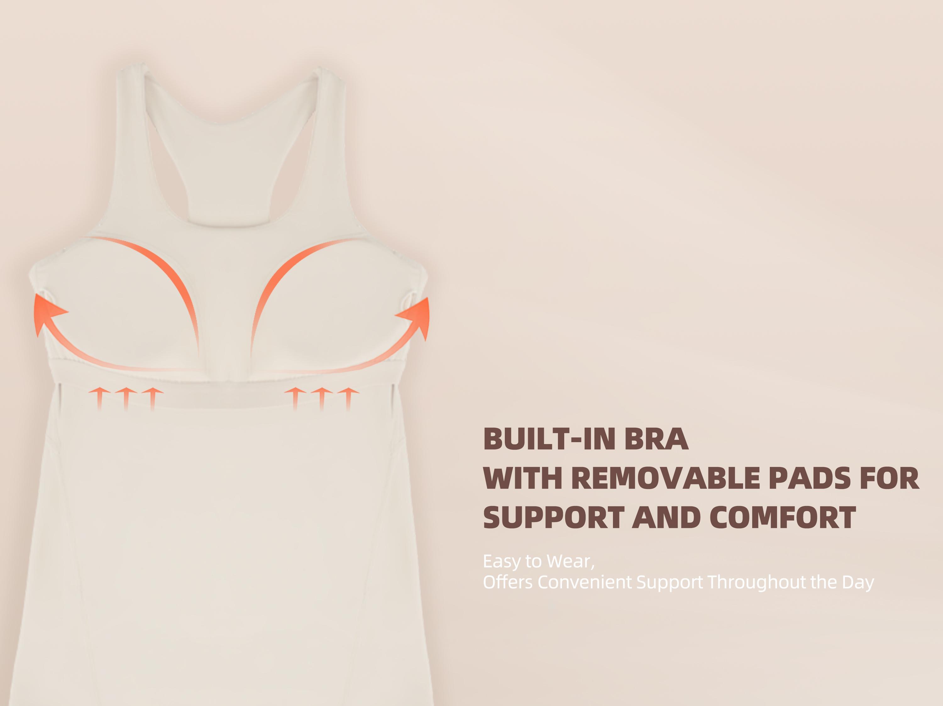 POSHDIVAH Women's Maternity Tank Tops with Built in Bra Padded Sleeveless Pregnancy Yoga Tee Workout Shirt Clothes