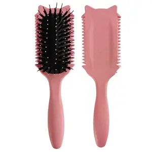 Curly Hair Brush Defining, Volume Curl Defining Brush for Effortlessly Detangling Shaping and Styling Women's Curls, Reduce Pulling Handy Hairbrush