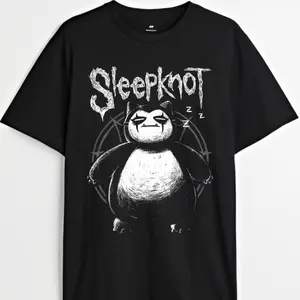 Pocket Monsters Anime T-shirt & Sweatshirt, Snorlax Sleepknot Graphic Tea, Anime & Manga Gifts