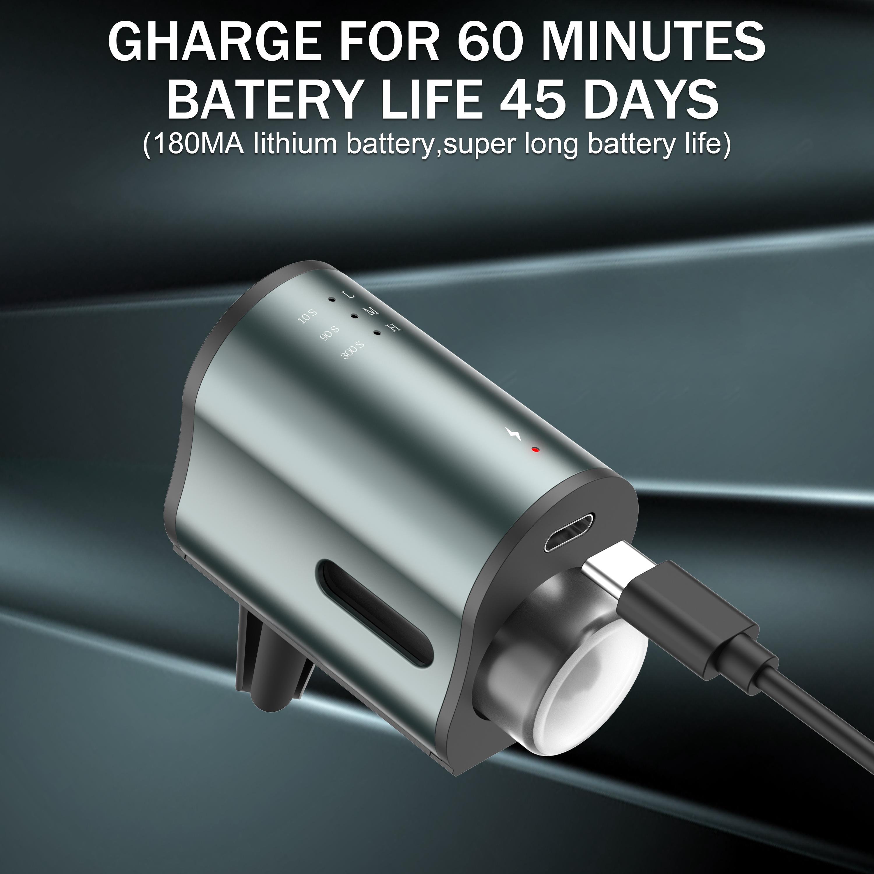 Smart Car Air Freshener: Three-Level Scent Control, Portable Waterless Diffuser, Aromatherapy with 3*10ML Natural Scents