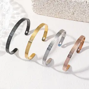 Personalized Heart Religious Ayatul Kursi Stainless Steel Bracelet Islamic Muslim Quranic Verse Cuff Bangle Arabic Calligraphy Messenger Jewelry Gift for Women Men Father Mother Lover Friend