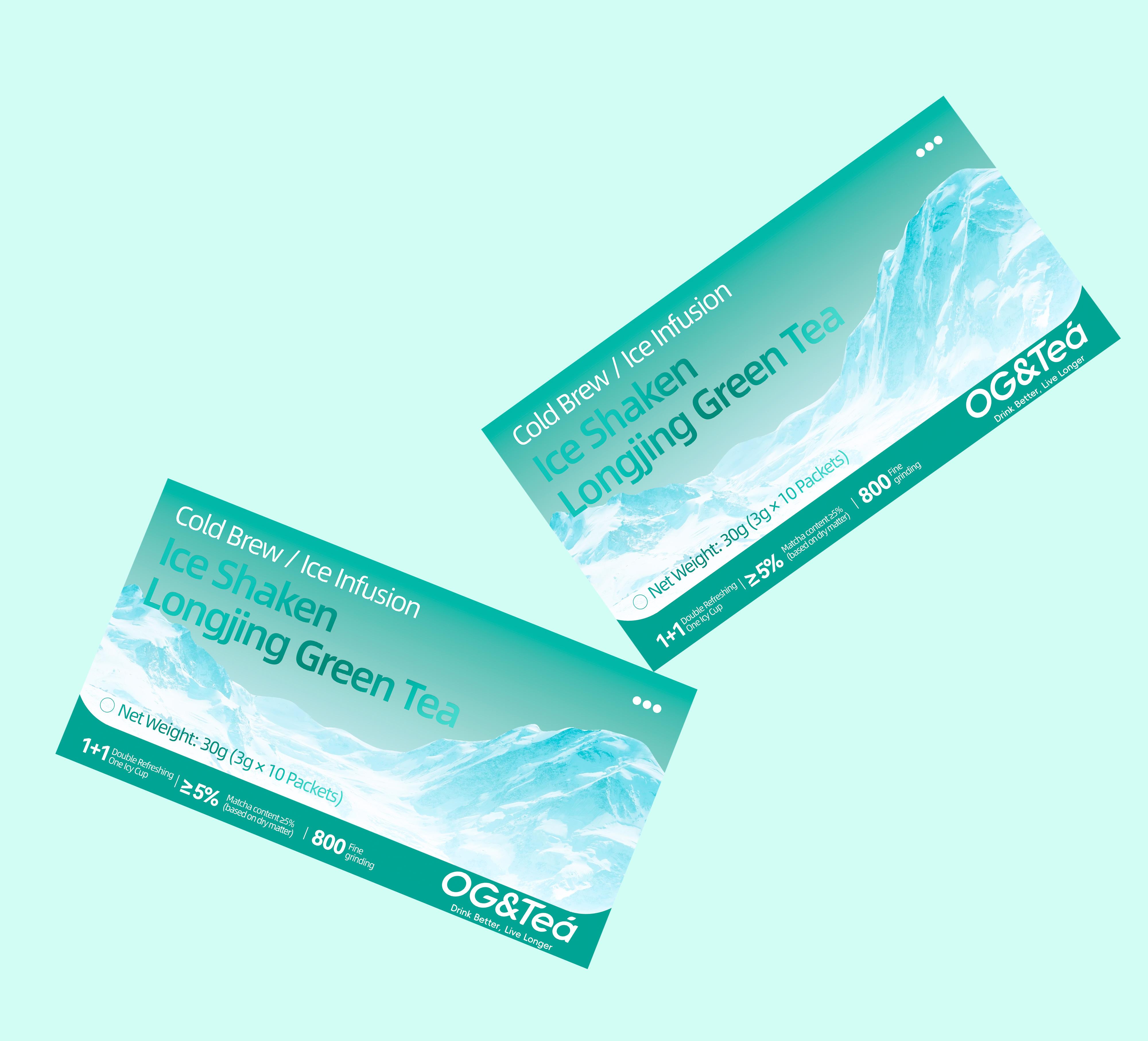 Cold-brewed Iced Longjing Tea - Summer Green Tea, 1 Carton 30g (3g×10packs）