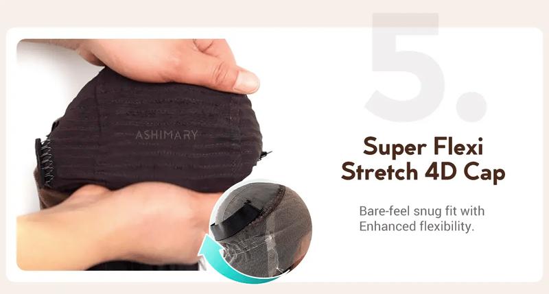 [Fall Color] Salon Layer Cut Ginger Highlights On Brown Hair 360 Lace Frontal Invisi Strap Skin Lace Invisi Drawstring Snug Fit Body Wave Human Hair Wig Holiday Haul