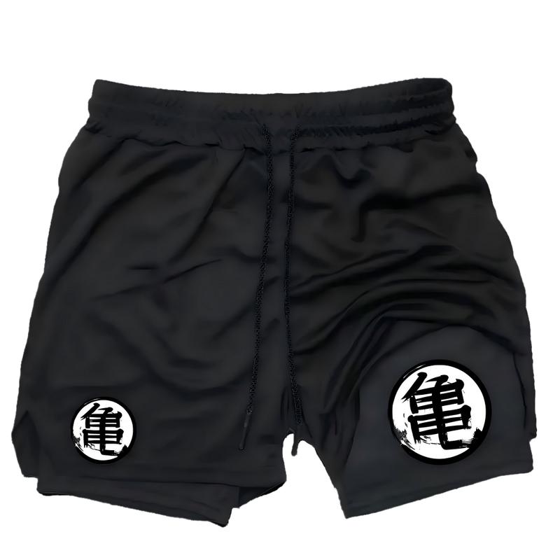 Anime-Style Sports Shorts for Men Two-Piece Double-Layer High-Quality Polyester Quick-Dry & Breathable 20 Versatile Styles Multi-Function Anime-Style Sports Shorts for Men Two-Piece Double-Layer High-Quality Polyester Quick-Dry & Breathable 20 Versatile Styles Multi-Function