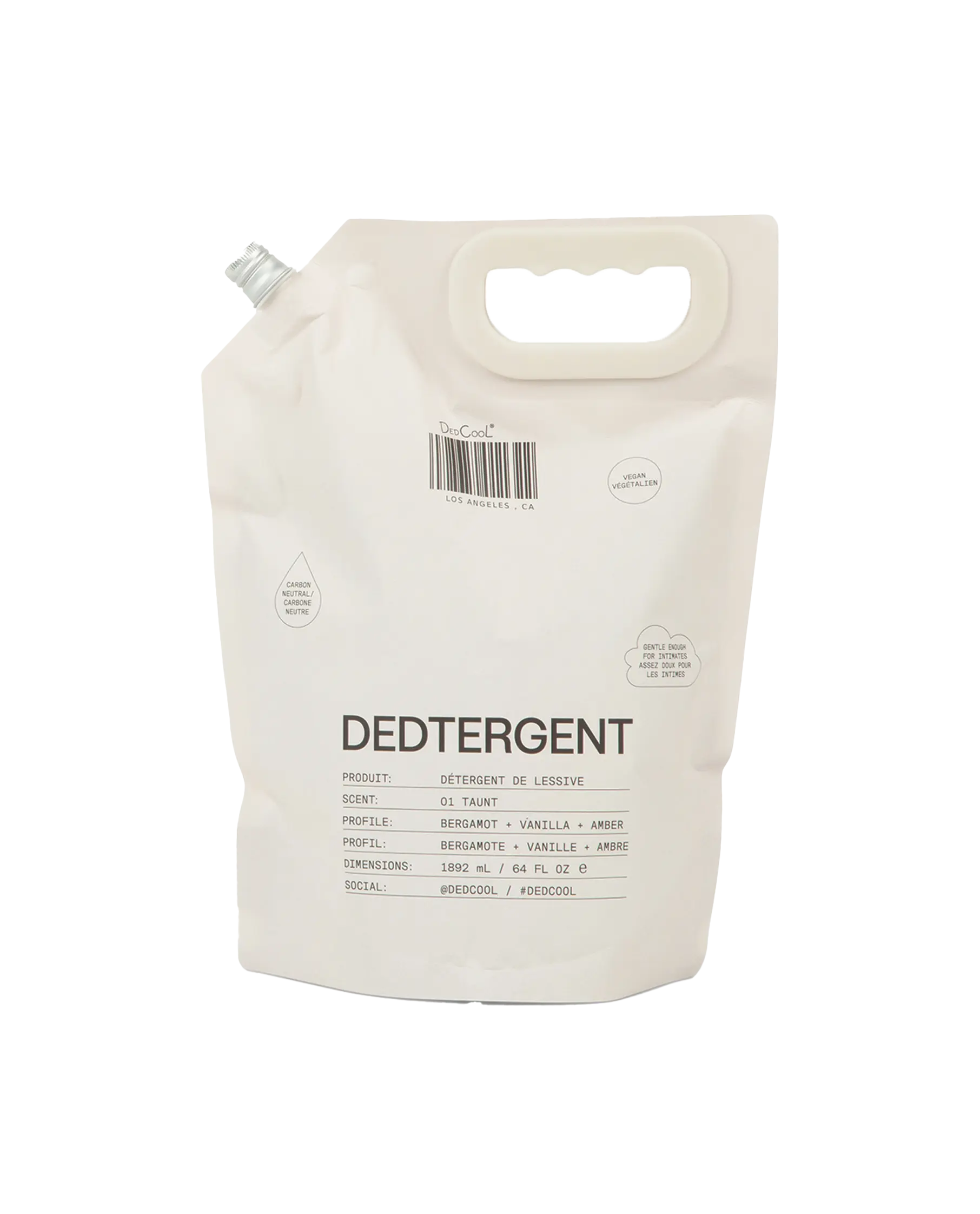 DedCool Dedtergent Liquid Laundry Detergent Refill in 01 Taunt | Natural & Multi-Purpose Luxury Detergent With Up to 120 Washes
