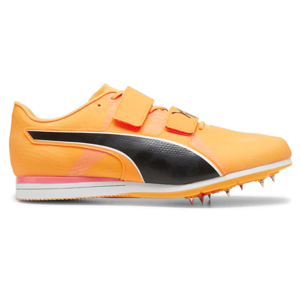 PUMA Mens Evospeed Triple Jump 11 Ultraweave & Field Running Sneakers Shoes - Orange