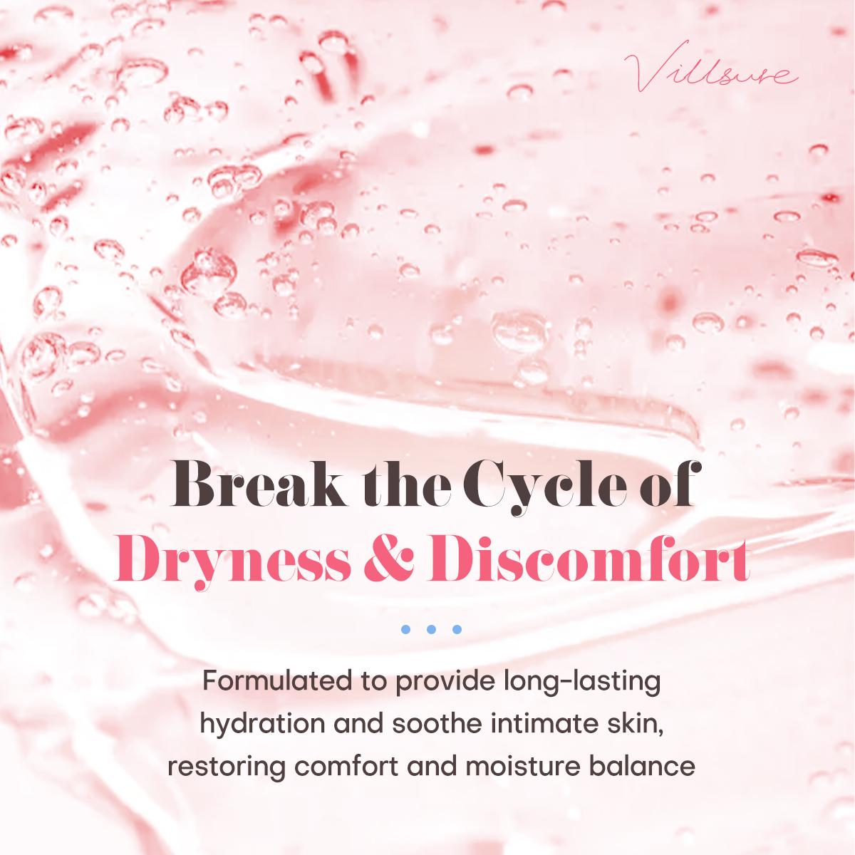 Villsure Intimate Moisture Support Gel with Hyaluronic Acid | 10 pcs | Soft & Soothing Care | Daily care | Self care