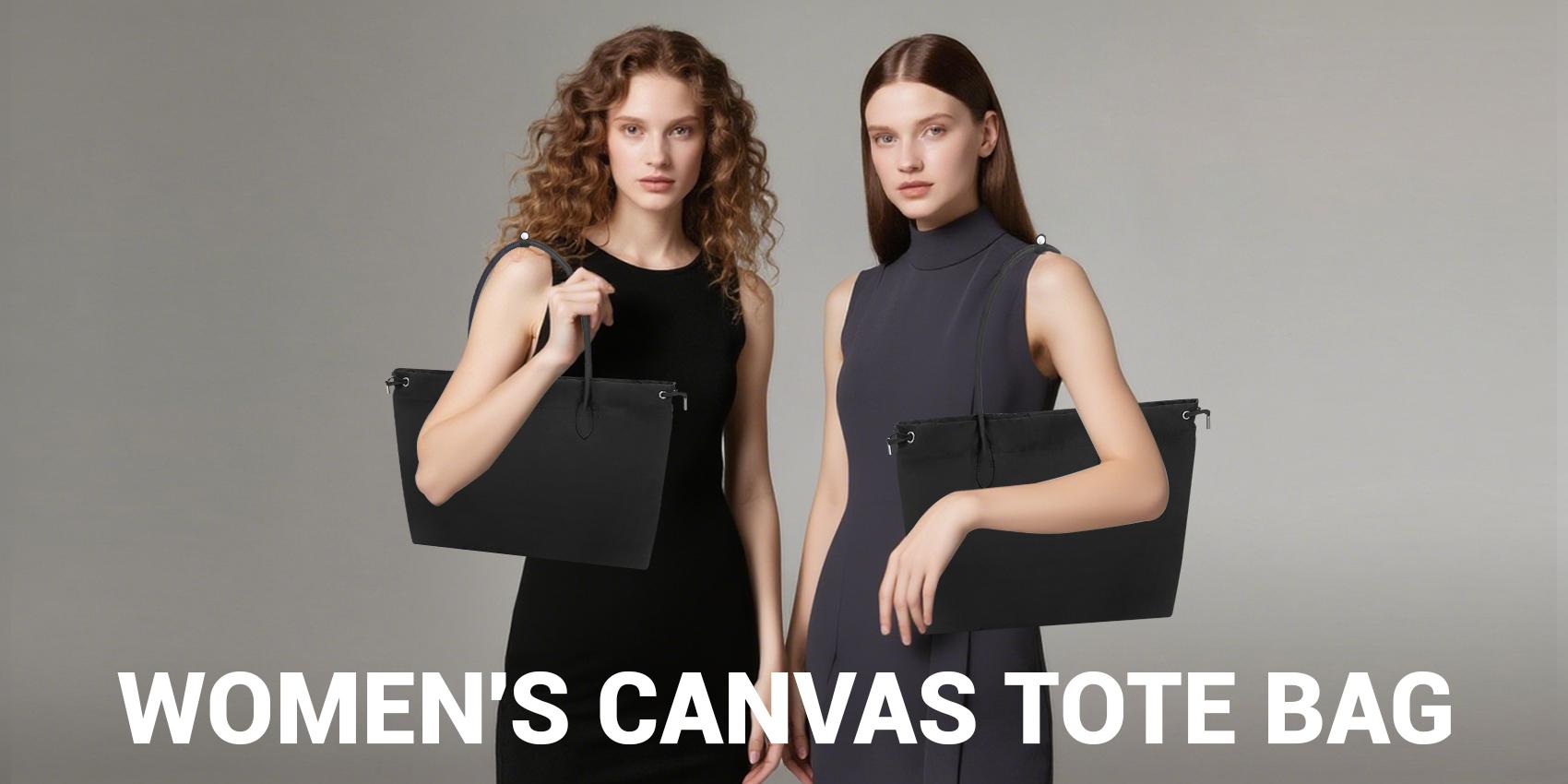 Versatile Large Capacity Tote Bag for Work & Travel Classic Black Shoulder Bag with Easy Carry Handles