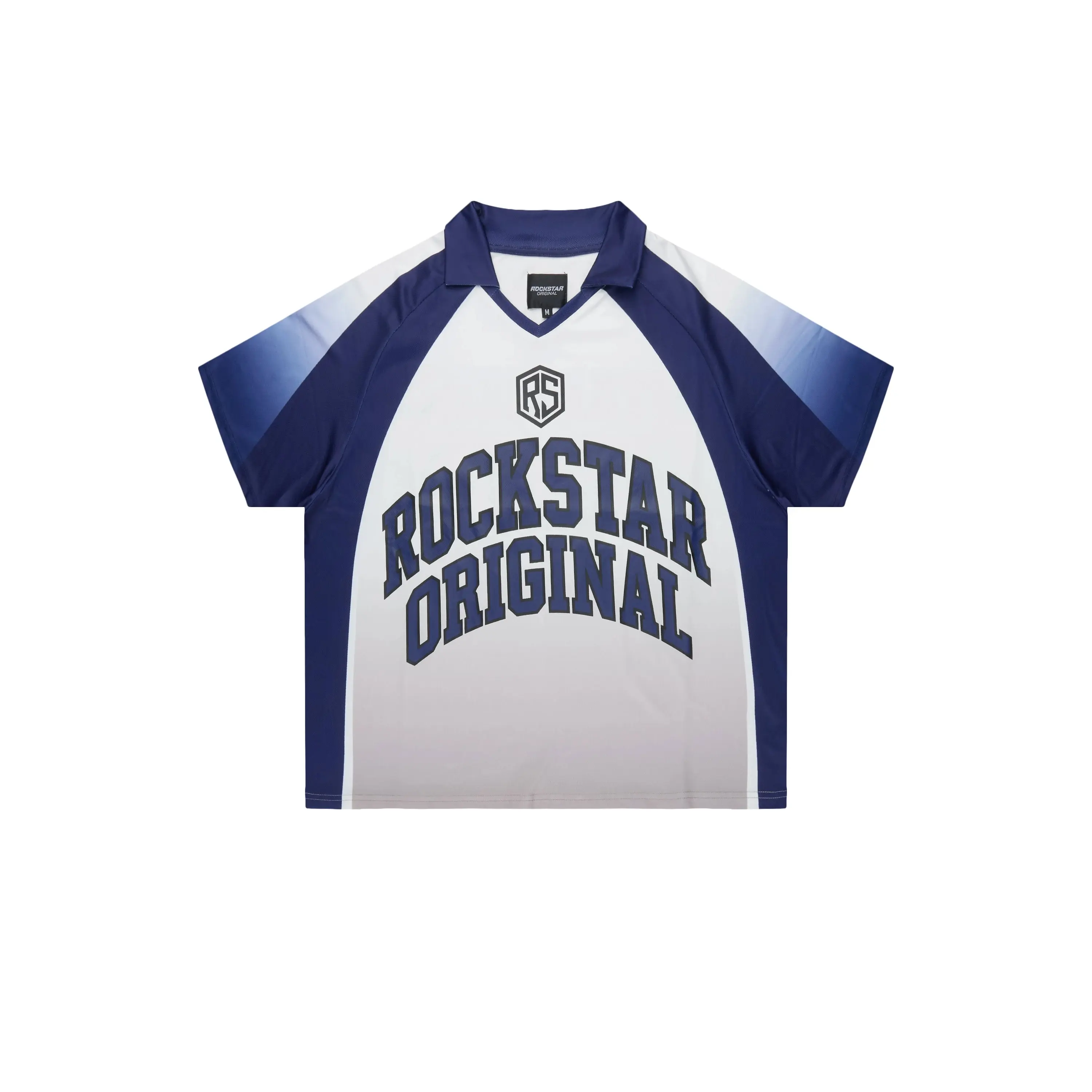 Ricco Blue/White World Soccer Inspired Graphic Jersey
