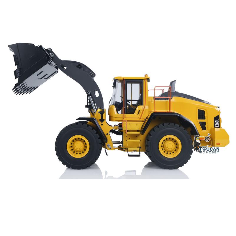 MTRC 1/14 RC Hydraulic Loader E260L RTR Model Metal Radio Control Heavy Machine Car Construction Vehicles ST8 Radio Battery