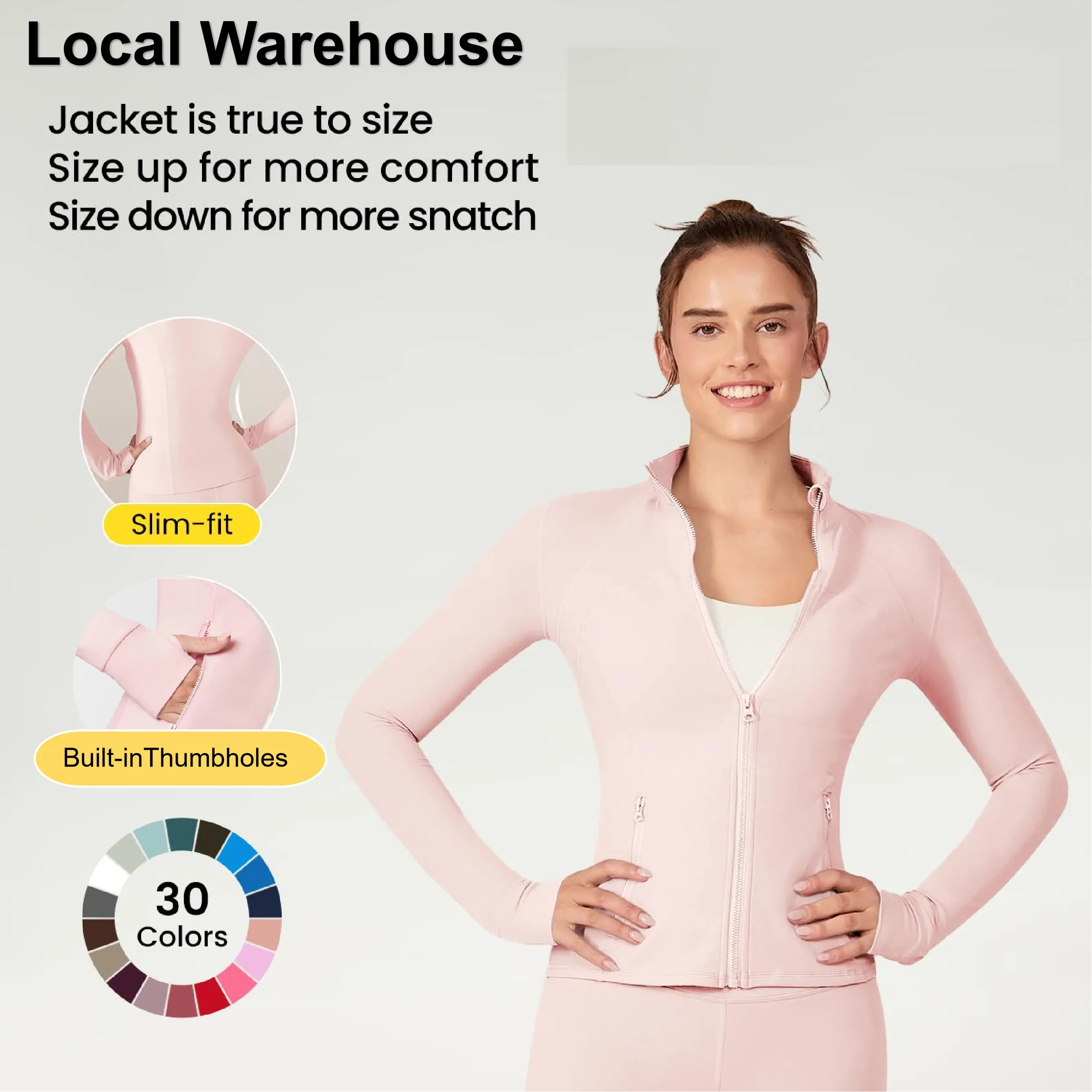 GLOWMODE FeatherFit Slim-It Streamline Performance Jacket GLOWMODE FeatherFit Slim-It Streamline Performance Jacket