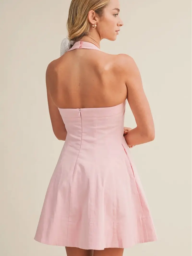 halter mini dress pink - TikTok Shop halter mini dress pink - TikTok Shop