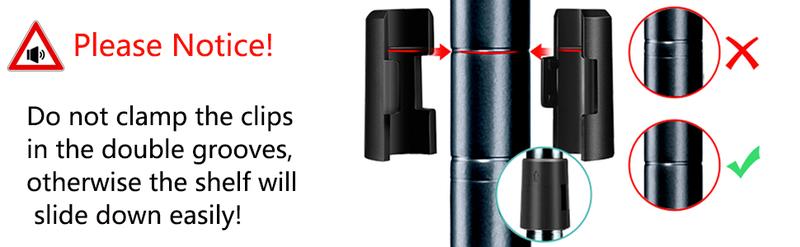 dealsforyoudays Shelf Metal Shelves 6 Tier Storage Rack Shelving Unit Organizer for Kitchen Laundry Garage Bathroom Pantry Closet Office