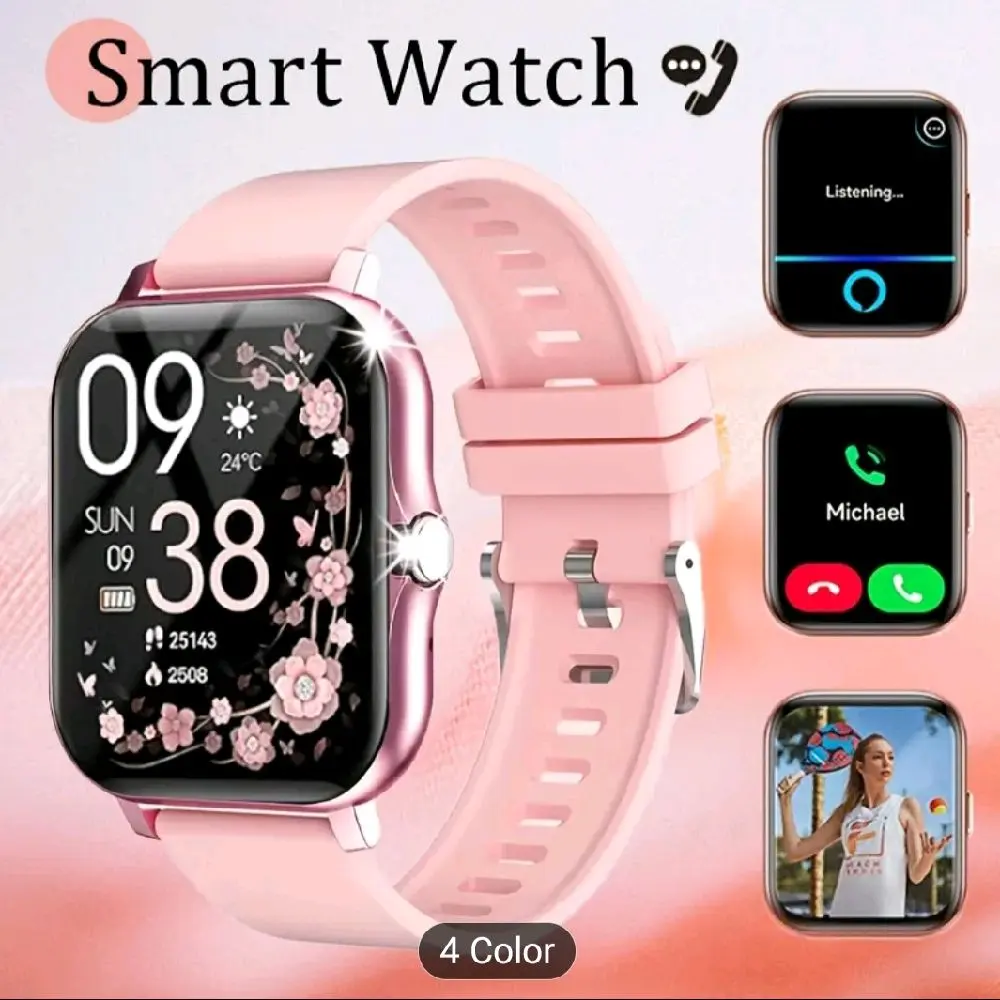 2025 Hot Selling Smart Watch Unisex Wireless Talk Dial Multiple Sports Modes Call Reminder Rejection Message Viewing Multi APP Reminder Call Function Suitable for Men Women Sports Watch for iPhone Andriod Holiday Gifts