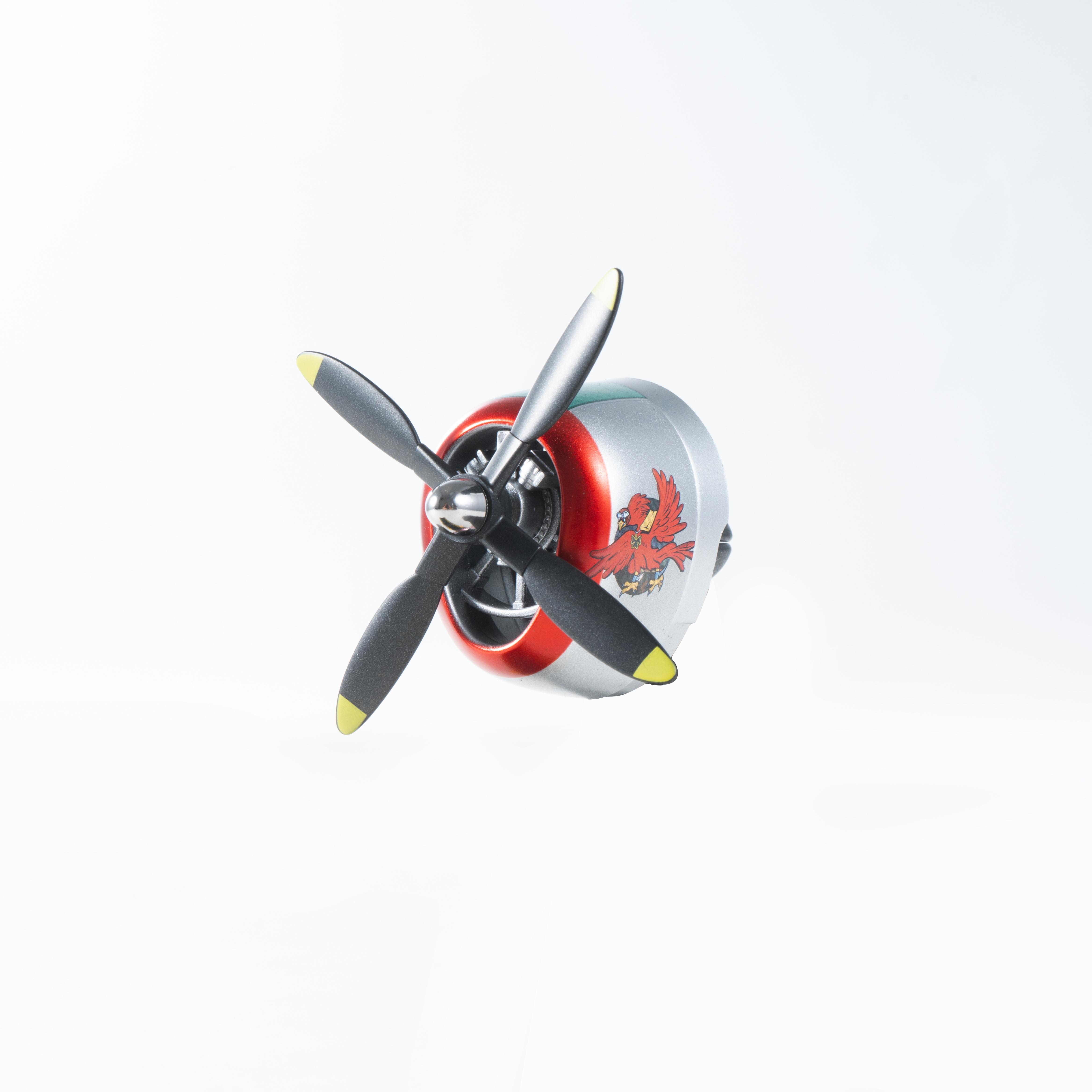 P-47 Red Eagle China Fighter Car Air Vent Decoration with Propeller Design and Eagle Symbol