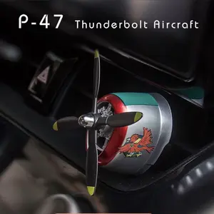 P-47 Thunderbolt Car Air Freshener, Vent Clip, Car Accessories for Men, Enjoy Your Driving Pleasure, Long Lasting Fragrance, Odor Eliminator