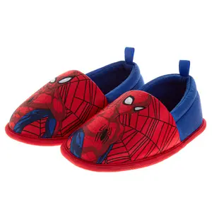Spiderman Boys Slippers House Shoes Indoor Cozy Plush Slippers Size Toddlers