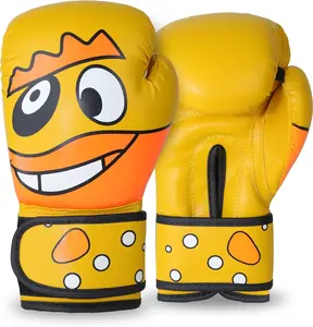 Kids Boxing Gloves – Cartoon Design Training Gloves for Boys & Girls | Comfortable Padding, Secure Wrist Support for Boxing, Kickboxing & Martial Arts