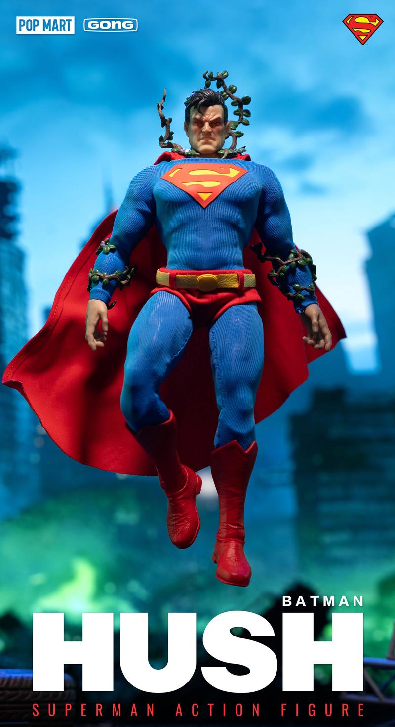 POP MART DC BATMAN:HUSH Superman 1/12 Action Figure
