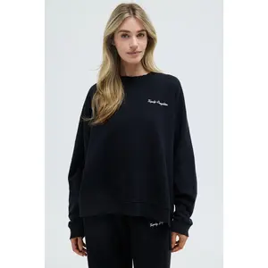 Chloe Signature Crewneck - Private Jet Black