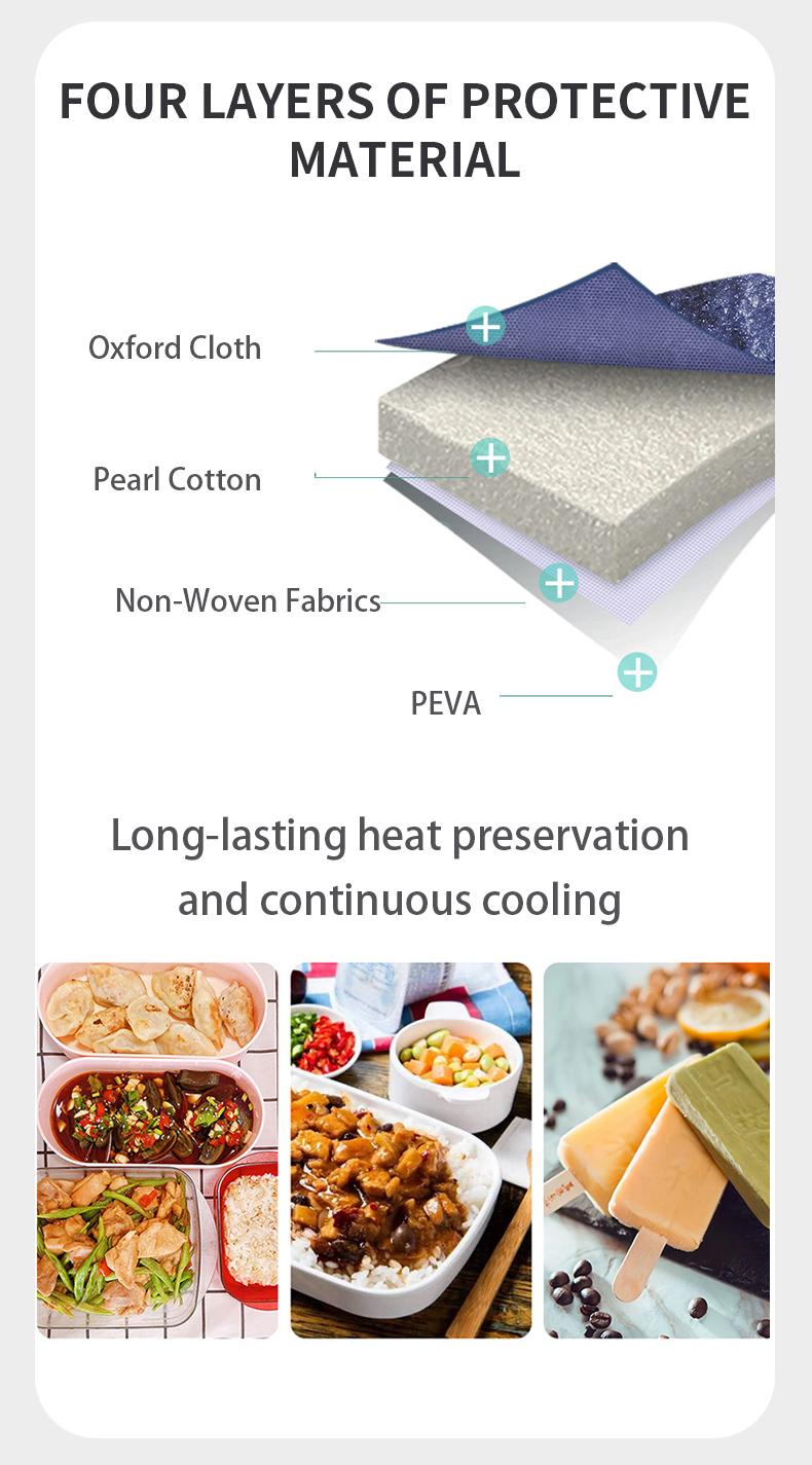 Lunch Box for Women Men,Reusable Insulated Lunch Tote,Large Leakproof Cute Lunch Cooler with High Capacity for Work,Picnic,Camping,Thermal Bag Travel Essentials