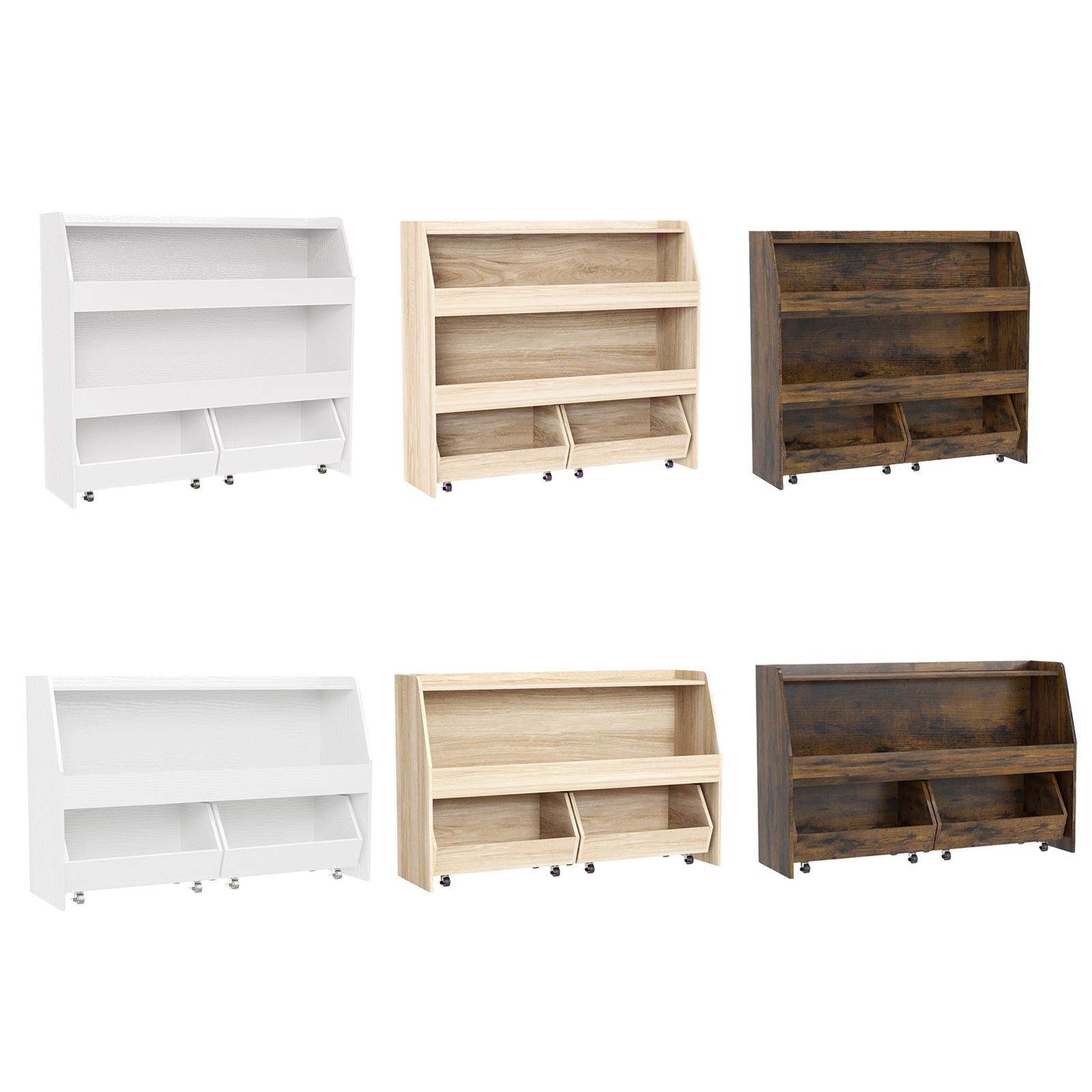 【TreasureFinds】COZPAW Toy Cabinet with Easy Mobility Wheels Organiser Racks - Multi-Layer Design, Smooth Mobility, Suitable for Storing Toys, Balls, and More